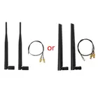 2x6 дБи 2,4 ГГц 5 ГГц двухдиапазонный Wi-Fi роутер, сетевая карта, антенна 2 x U.fl кабель IPEX N8S5