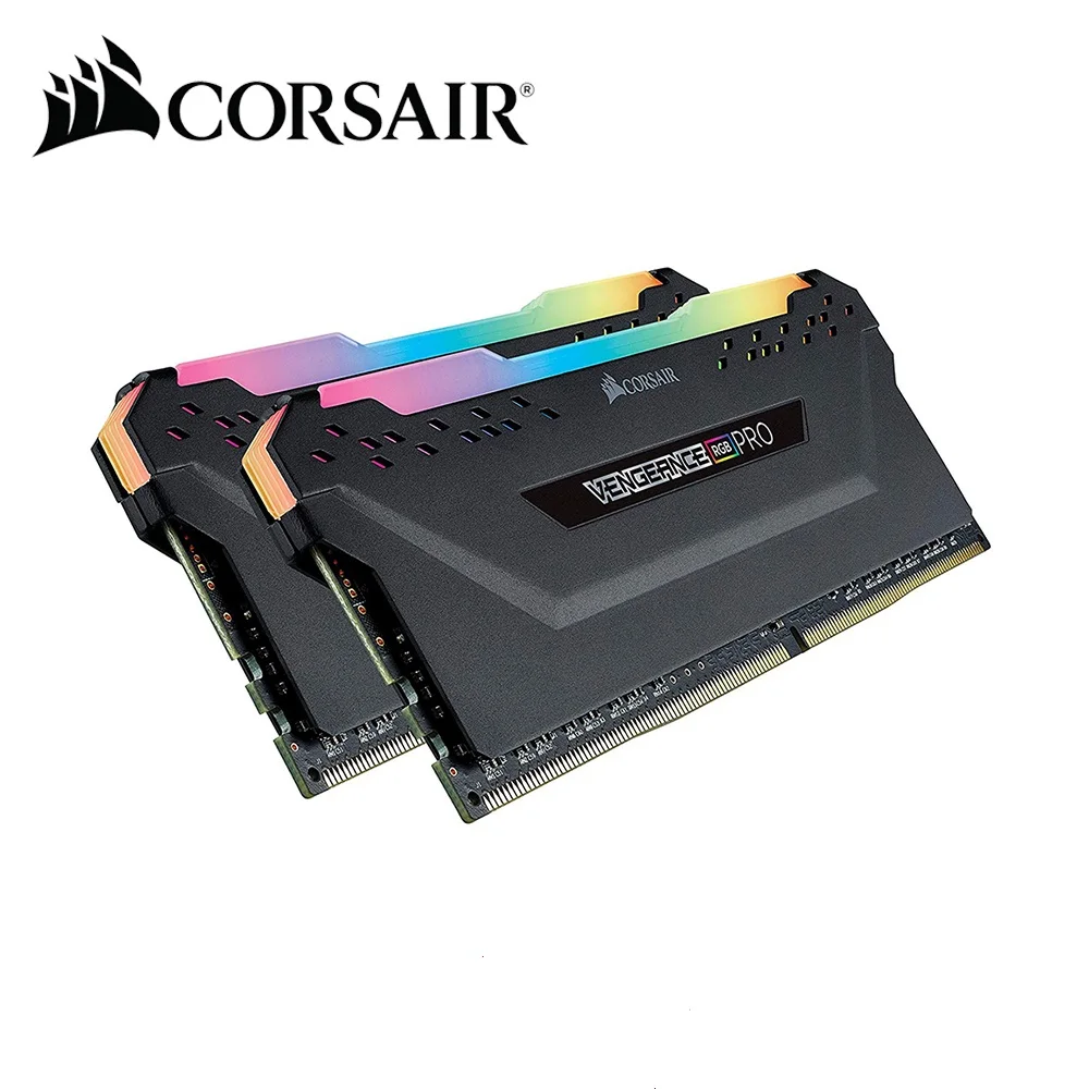 CORSAIR VENGEANCE®RGB PRO DDR4 RAM S 3000 МГц 3200 CL15 CL16 DIMM настольная память 32 ГБ (2x16 Гб) rgb ram комплект