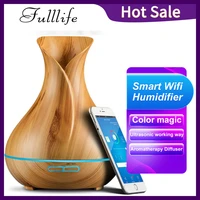 smart wifi humidifier wireless aromatherapy diffuser humidifier google app control 400ml ultrasonic humidifier tuya