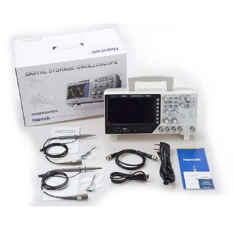 

Hantek DSO4202C 200MHz Digital Storage Portable Oscilloscope Dual Channel USB Communication Oscilloscope