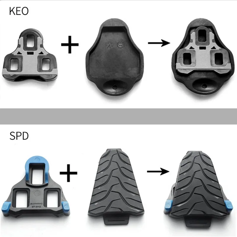 Пара педалей для шоссейного велосипеда самоблокирующаяся педаль совместимая с