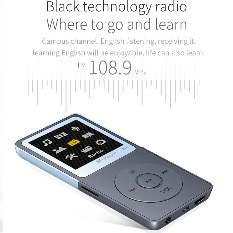 Мини USB MP3 плеер с динамиком наушники электронная книга чтение без потерь Hifi MP 3