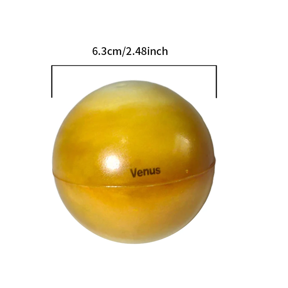 

9pcs Bouncy Gift Educational Toy Stress Relief Solar System For Kids Indoor Outdoor Portable Planet Ball PU Fun Home School