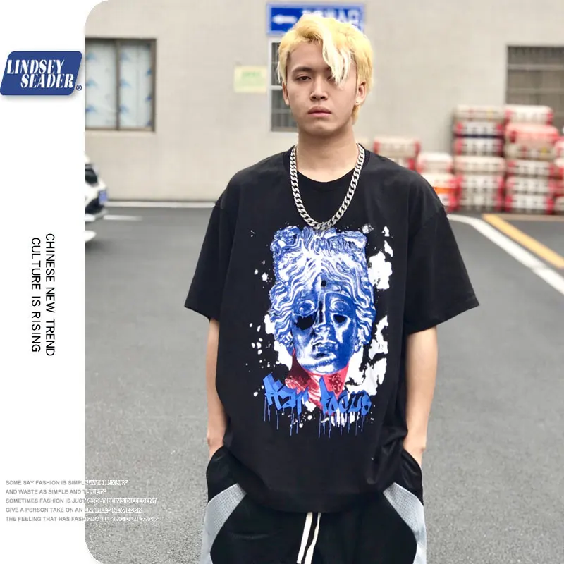 2020 Летние повседневные футболки с изображением скульптуры Давида в стиле хип-хоп