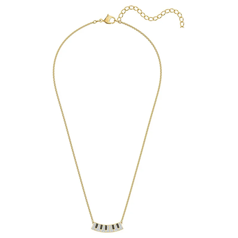 

SWA New Fashion Exquisite Plaant Piano Necklace, High-quality Crystal Jewelry For Women, The Best Romantic Gift For Music Lovers