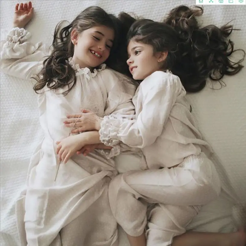 2020 новая весна Новинка осени длинные рукава комплект из кружевного верха + штаны