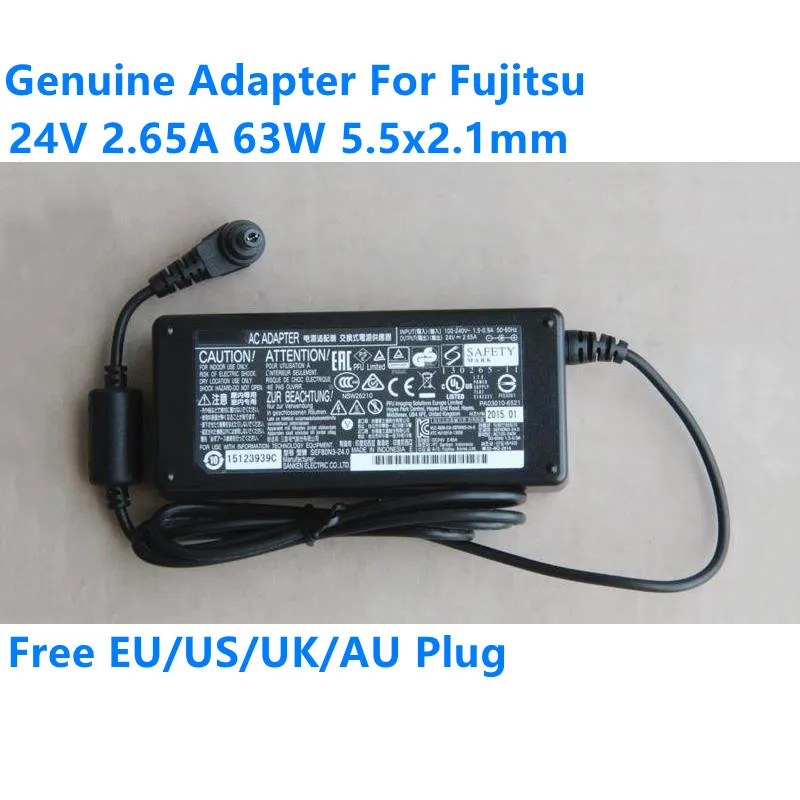 Оригинальный адаптер переменного тока для FUJITSU PFU LIMITED fi6125 fi6130 | Компьютеры и офис