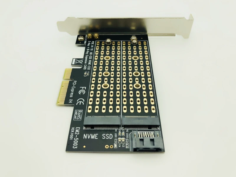 Переходник M.2 NVMe SSD NGFF на PCI E 3 0 X4 переходник M Key B Express NVME m.2 M2 SATA почтовой карты|Платы