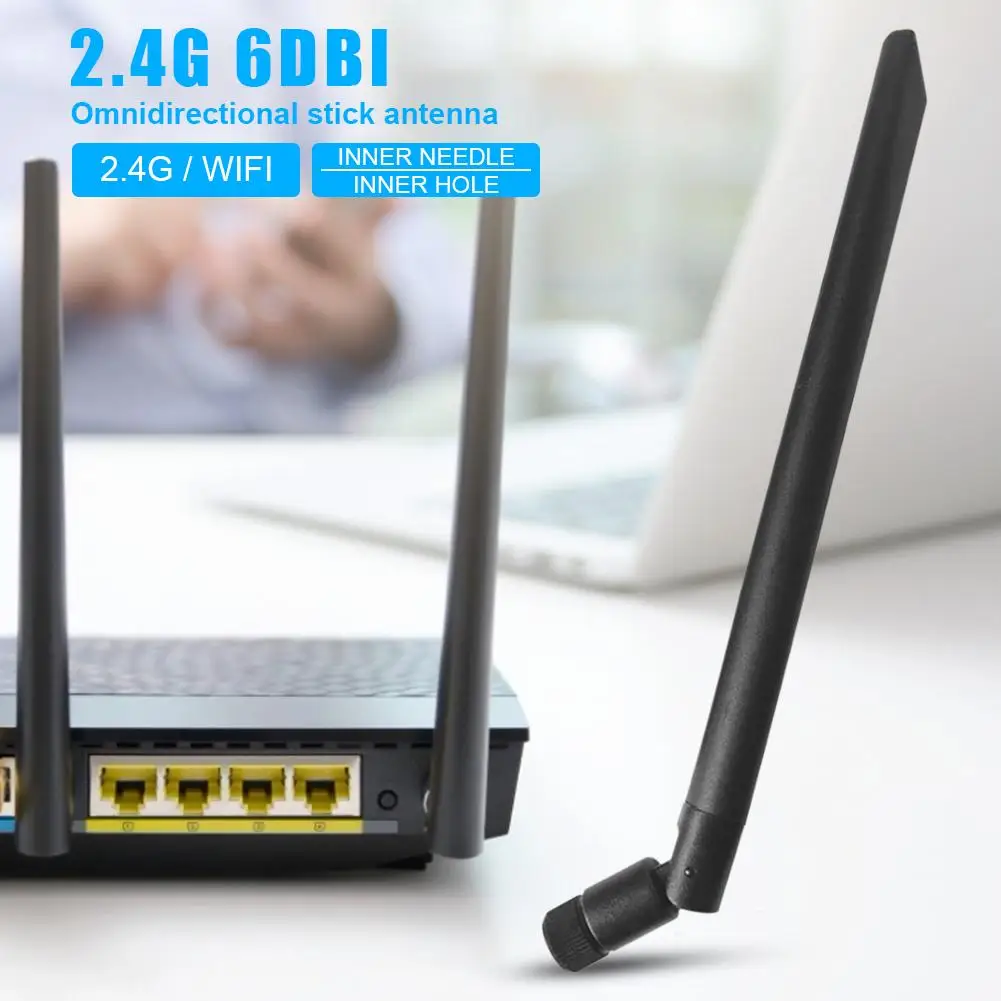 

Omnidirectional Antenna High-gain WIFI Network Folding Antenna 6dbi 2.4G