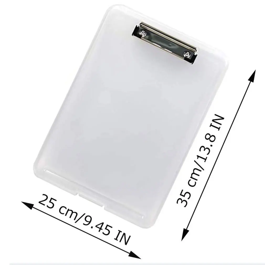 

Multifunctional PP File Box A4 Writing Board Portable File Storage Box File Box Openable PP File Box