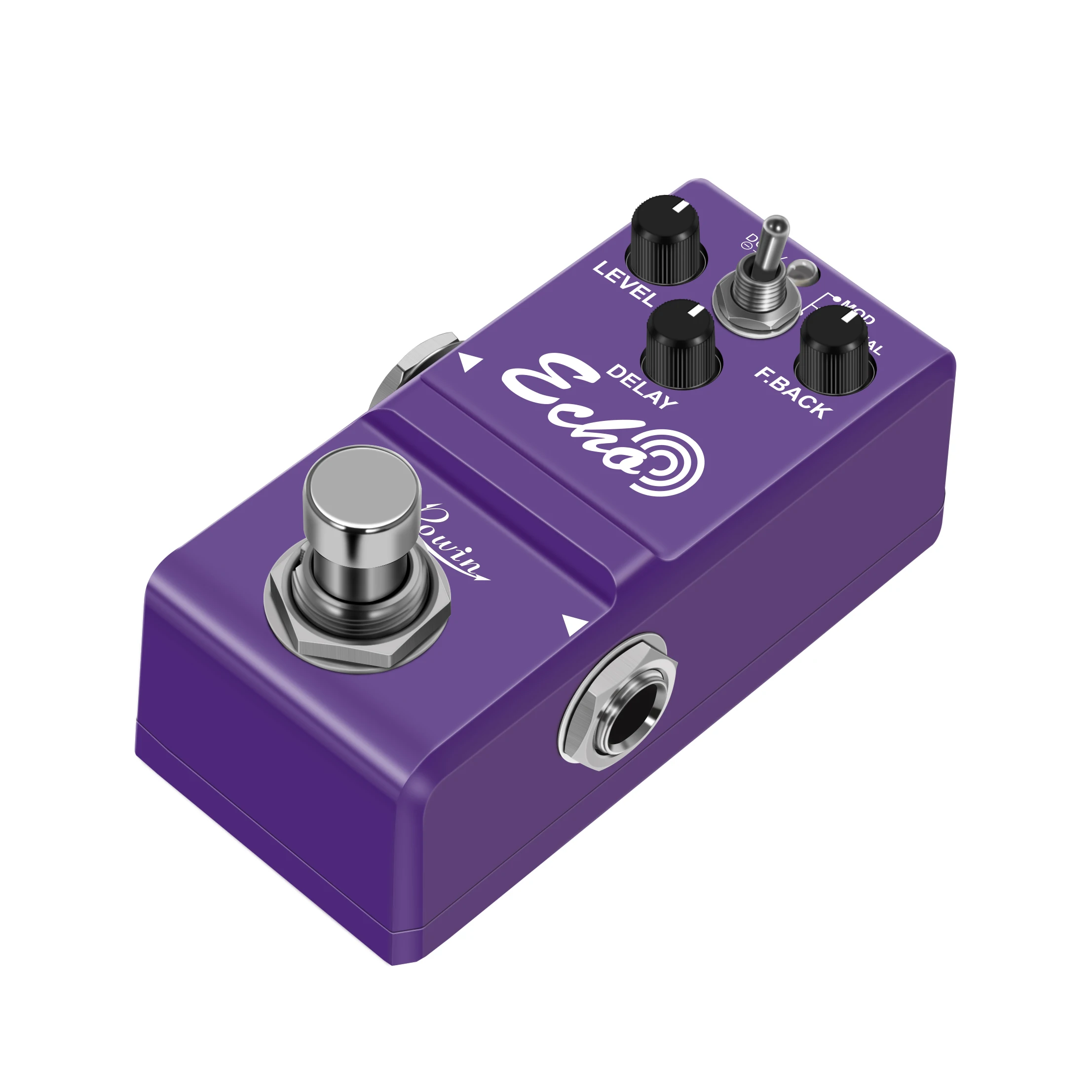 Rowin LN-314 педаль для электрической гитары Echo True Bypass с классическим корпусом из