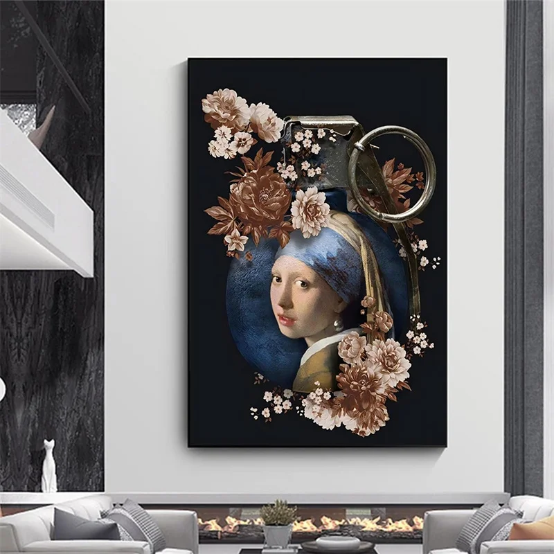 Современный абстрактный декоративный постер для гостиной Картина на холсте Ван