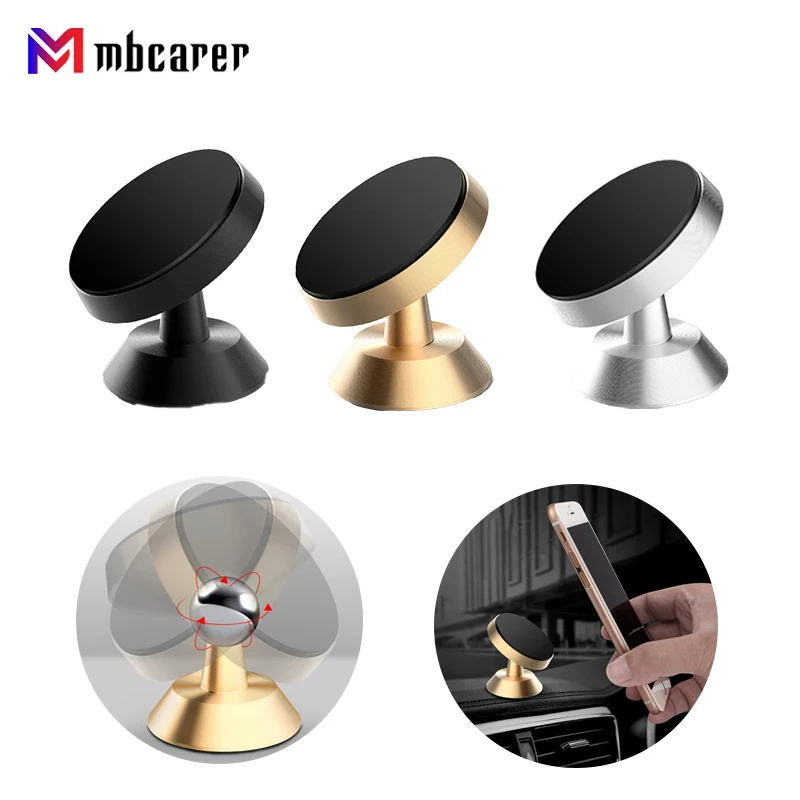 

Car Phone Holder Universal Magnetic Phone Holder Suitable For iPhone Huawei Samsung Car Mobile Phone Holder 360 Degree Rotation