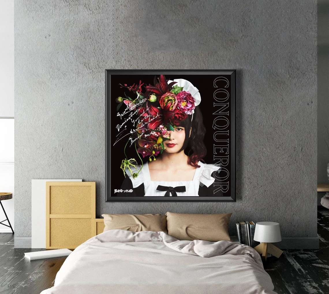 Постер для альбома музыкальной горничной Conqueror холщовая печать рэп хип-хоп