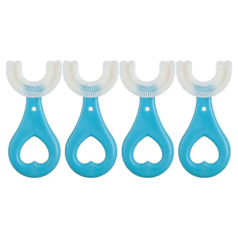 4 шт./комплект силиконовые U-образные зубные щётки | Бытовая техника