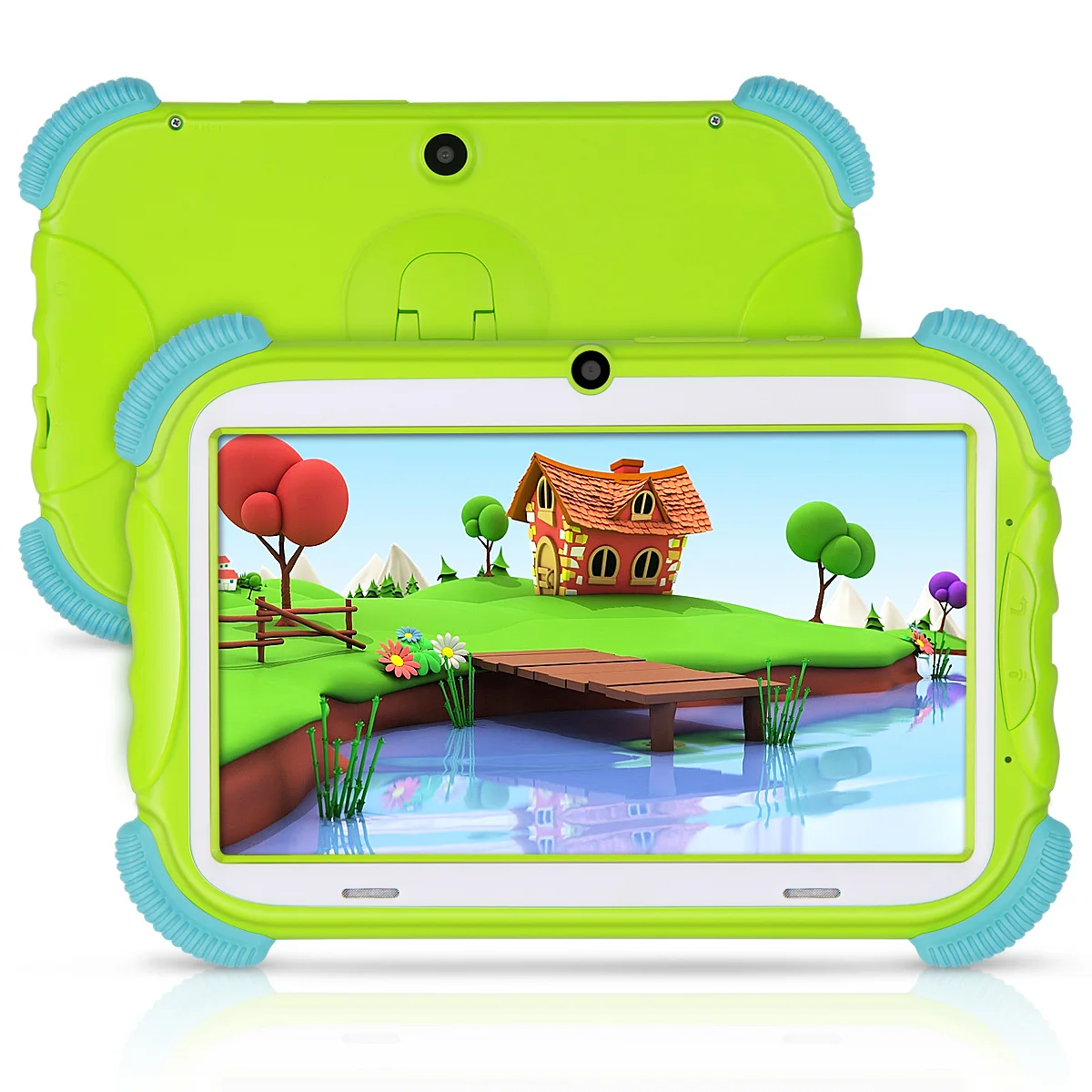Детский планшет 7 дюймов Android 8,1 16GB Babypad Edition PC с Wifi и камерой GMS Сертифицированный поддерживаемый детский чехол-подставка