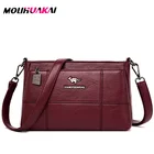 Женская сумка-почтальонка Женская, кожаная, роскошная, женская, дизайнерская, повседневная, через плечо