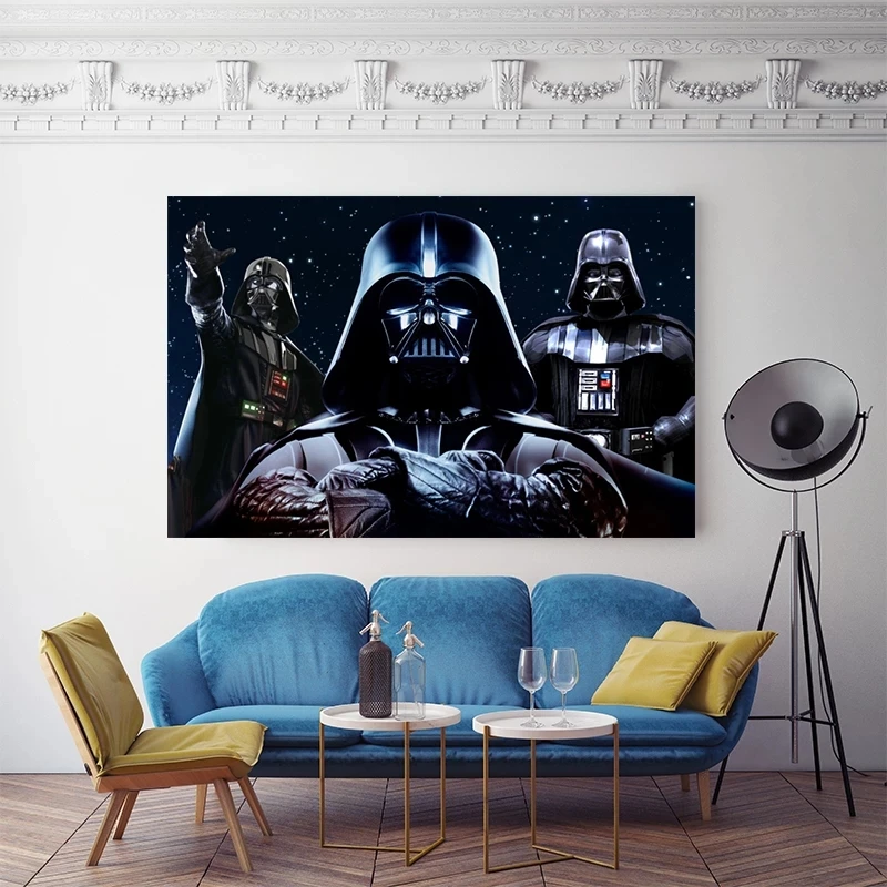 

Wall Art Star Wars Home Decoration Hd Darth Vader Prints Modular Color Picture Posters Canvas Painting For Bedroom No Framework