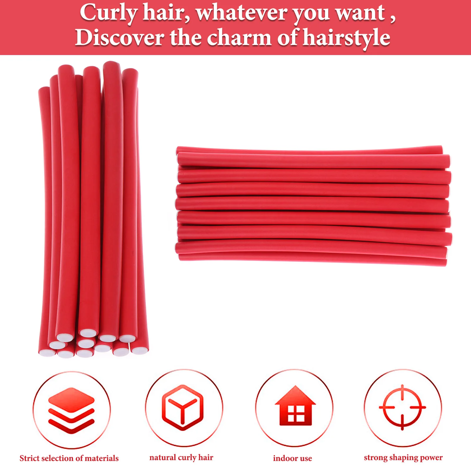 

Heatless Curling Rod Headband No Heat Curls Ribbon Hair Rollers Sleeping Soft Headband Hair Curlers DIY Hair Styling Tools