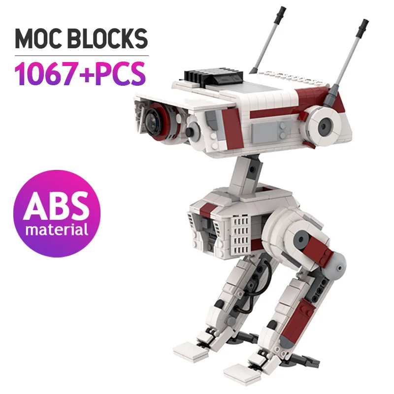 

Space Military Wars Action Figure Robot Building Blocks Fallenn order BD-1 Droids Model Assembly Bricks Toys for Children's Gift