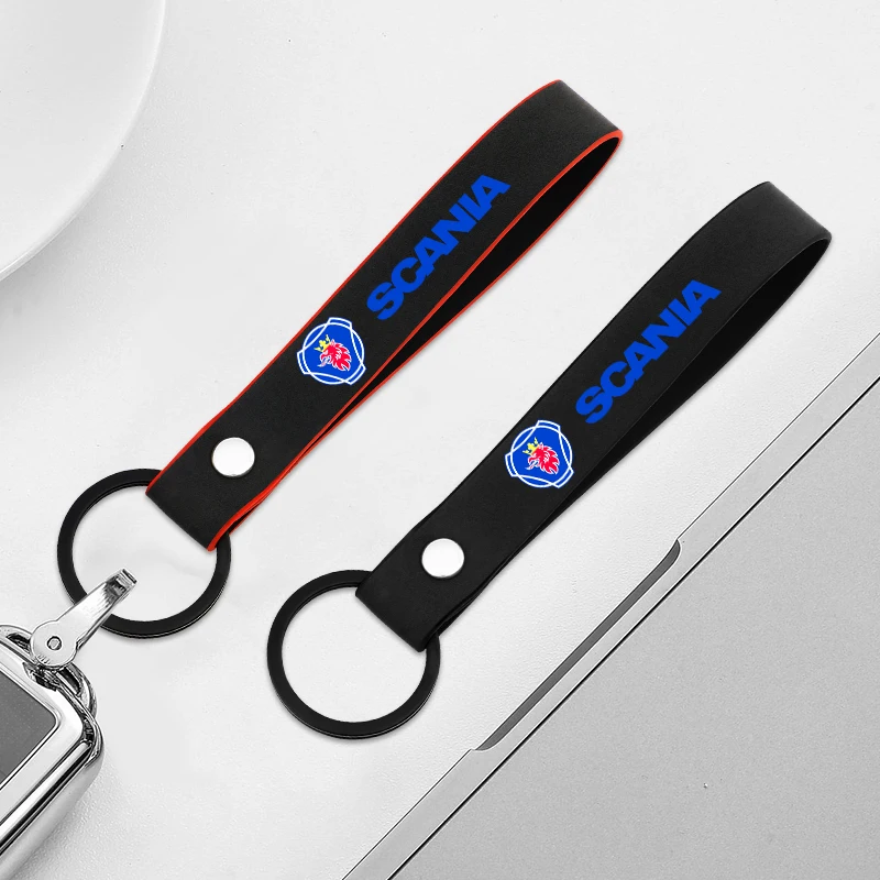 Автомобильный замшевый Кожаный Брелок под заказ спортивный брелок для Scania K250 K280