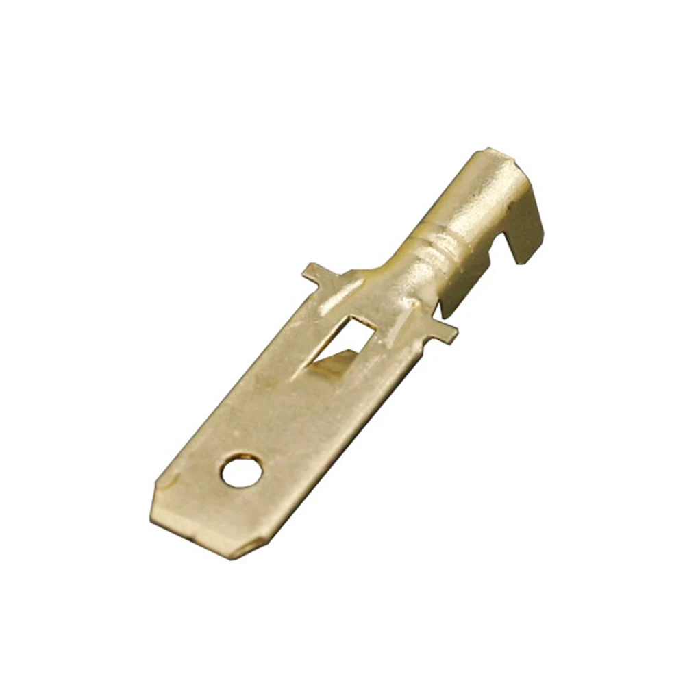 100 шт. обжимные клеммы 6 3 мм|terminal copper|crimp terminal6.3mm crimp terminal |