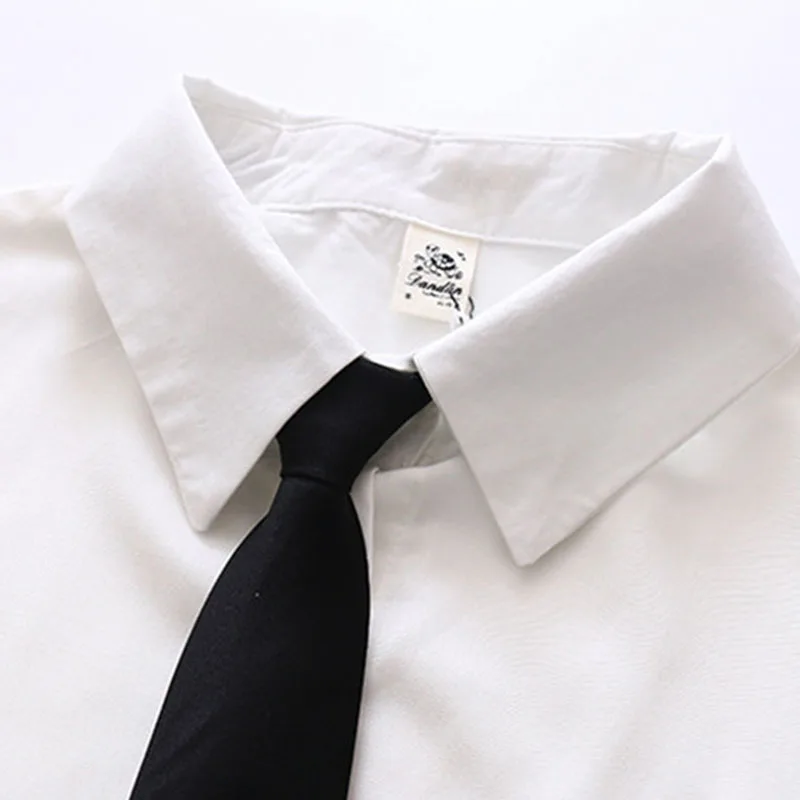 Новинка лета 2020 женские желтые рубашки с надписью собаки и галстуком осенняя