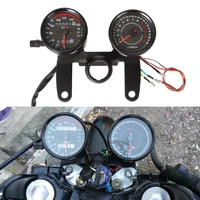 universal motorcycle speedometer odometer motorfiets snelheidsmeter kilometerteller gauge 0160 kmh13000 rpm led instrument