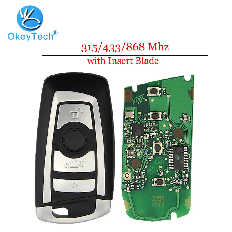 Сменный дистанционный Автомобильный ключ OkeyTech для BMW E36 E38 E39 E46 X5 X6 Z4 5 7 смарт карта