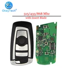 Сменный дистанционный Автомобильный ключ OkeyTech для BMW E36 E38 E39 E46 X5 X6 Z4 5 7, смарт-карта без ключа 315433 МГц, CAS4 4 кнопки