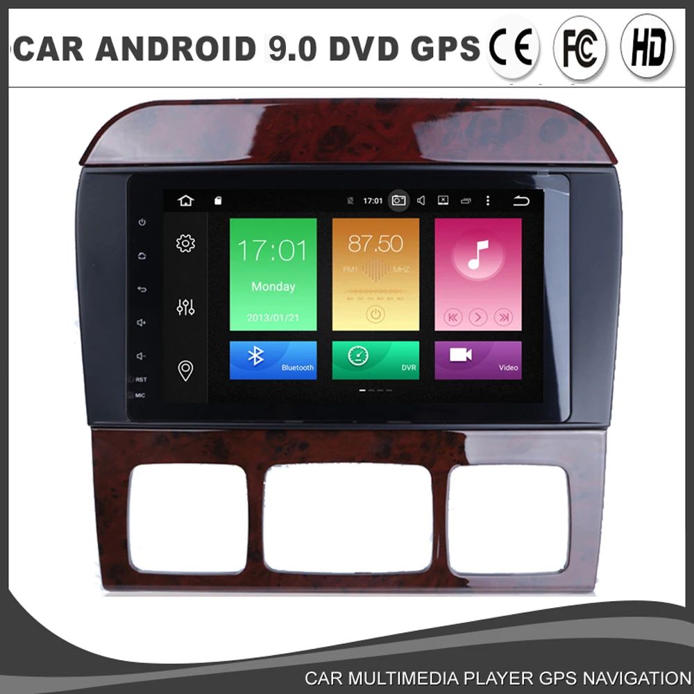 8 &quotAndroid 9 0 автомобильный DVD GPS плеер для Mercedes Benz S Class W220 W215 S280 S320 S400 S500 радио