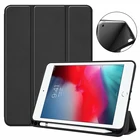 Для 2021 нового iPad Pro 11 12,9 M1 чип чехол для Mini 6 5 Air 4 3 2 умный чехол с держателем для карандашей для iPad Pro 9,7 10,2 2017 2018