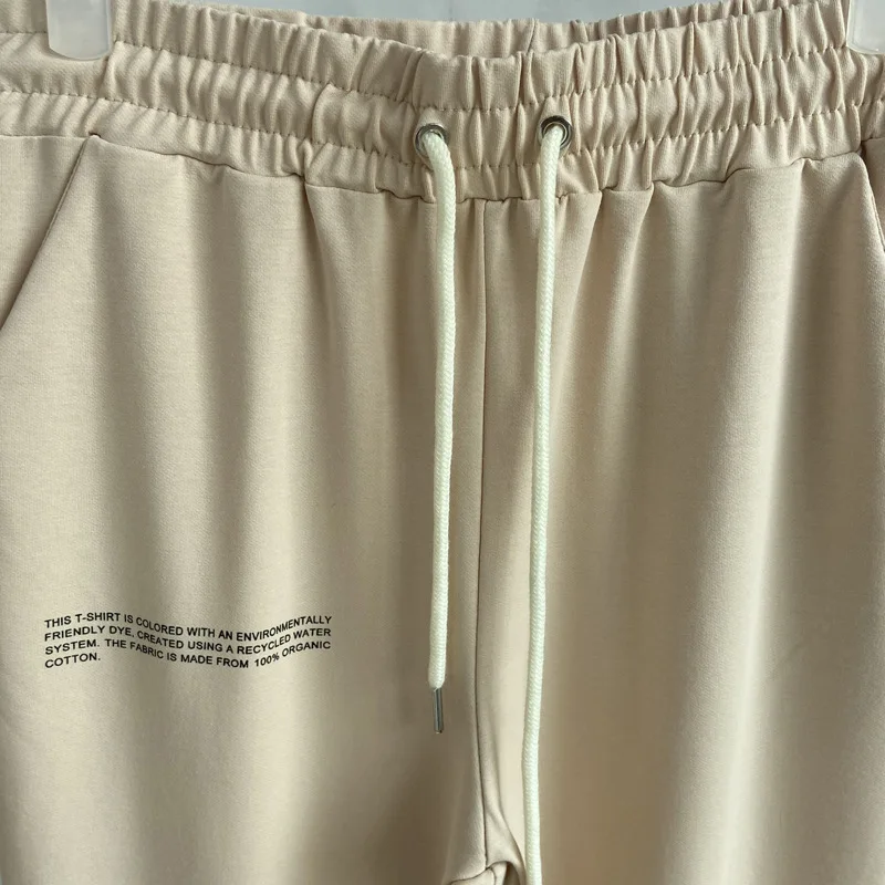 

2021 New In Spring and Summer Fashion Brand Versatile Casual Short Sleeve T-Shirt+ Legged Casual Pants Easy Trendy Suit Pang