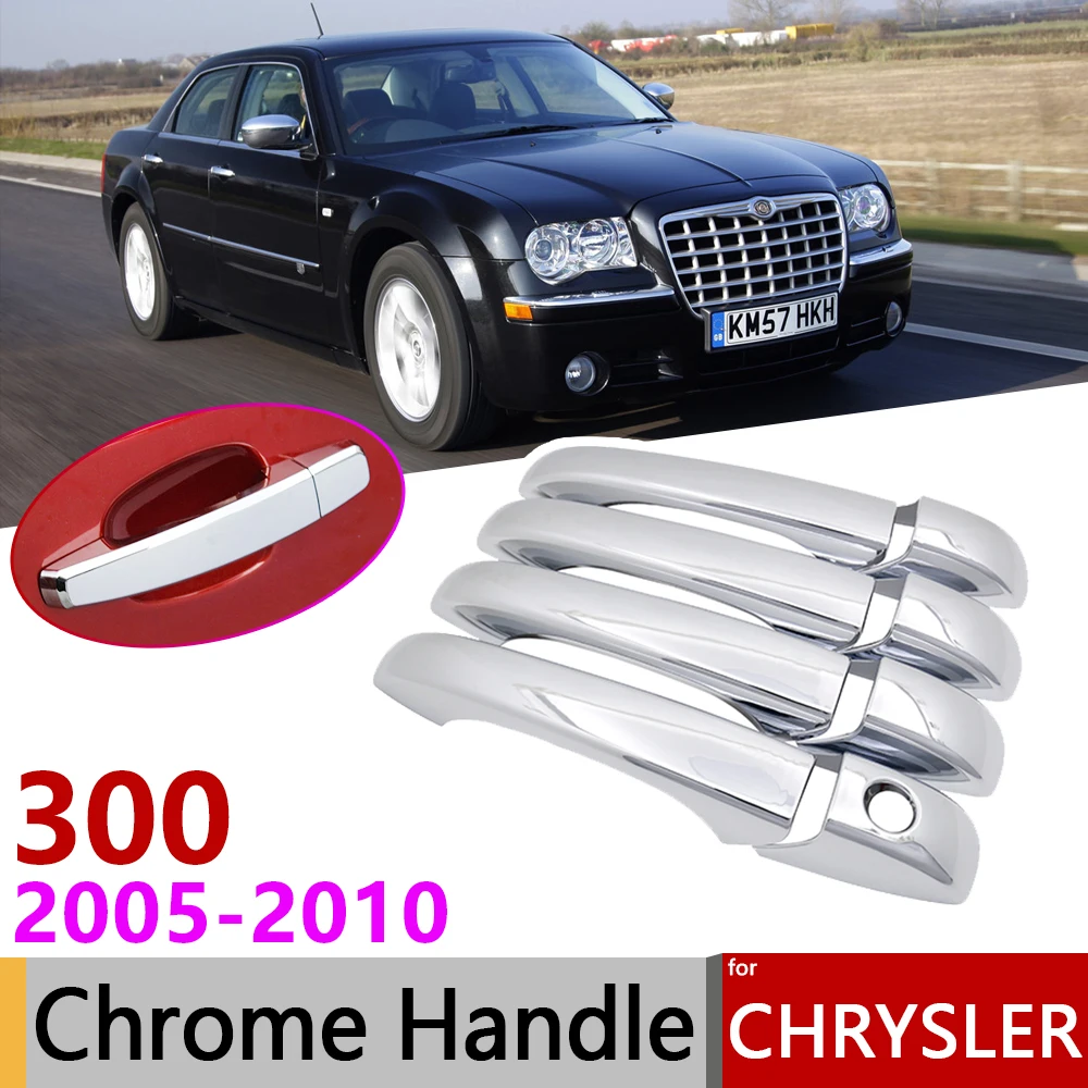 Для Chrysler 300 300c MK1 2005 ~ 2010 роскошный Хром Внешний дверные ручки крышки наклейки на