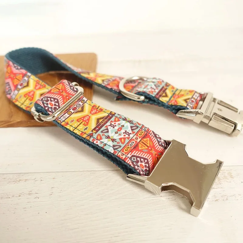 Прочный креативный модный Удобный собачий ошейник ручной работы товары для