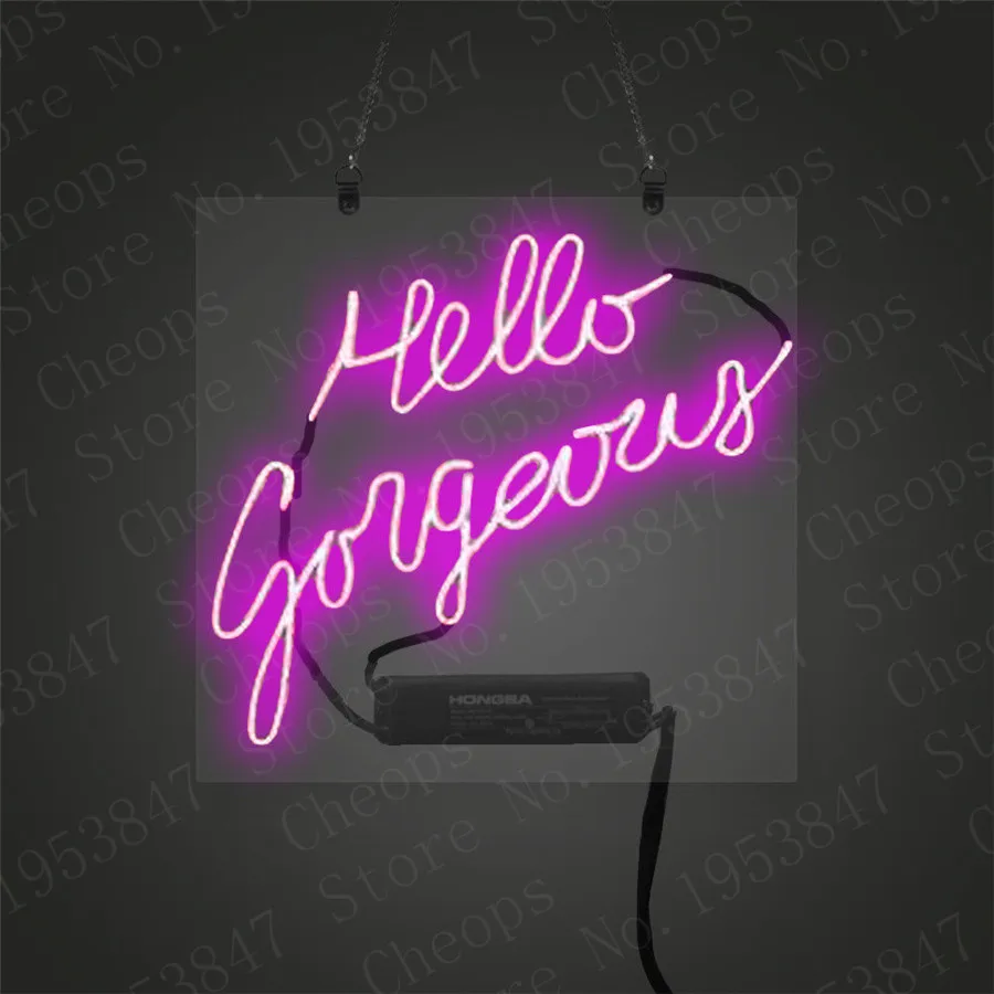 Великолепный подарок неоновые вывески Настоящая стеклянная туба Луна и звезда