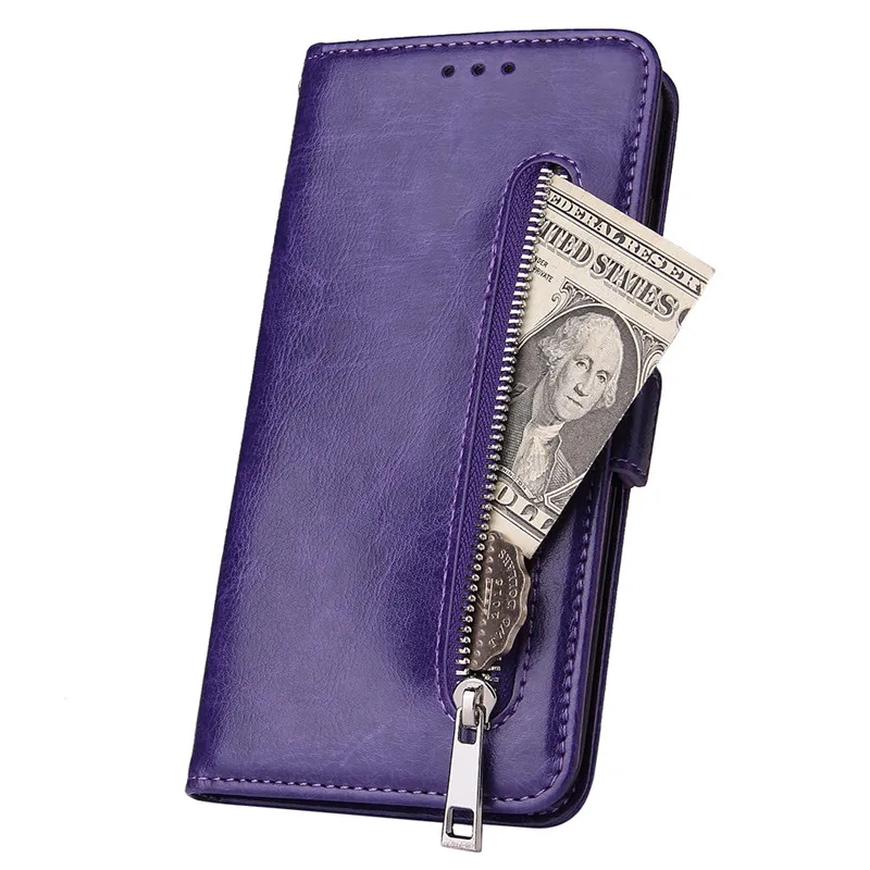 Huawei Y7 чехол для Fundas huawei Y7 Y 7 роскошный классический стиль кошелек на молнии кожаные чехлы для телефонов Coque