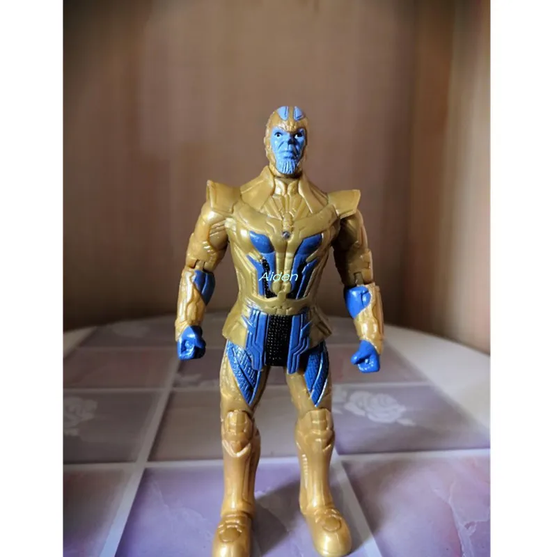 7 &quotМстители Megamind Thanos с светодиодный свет Бесконечность гаунтлет Капитан
