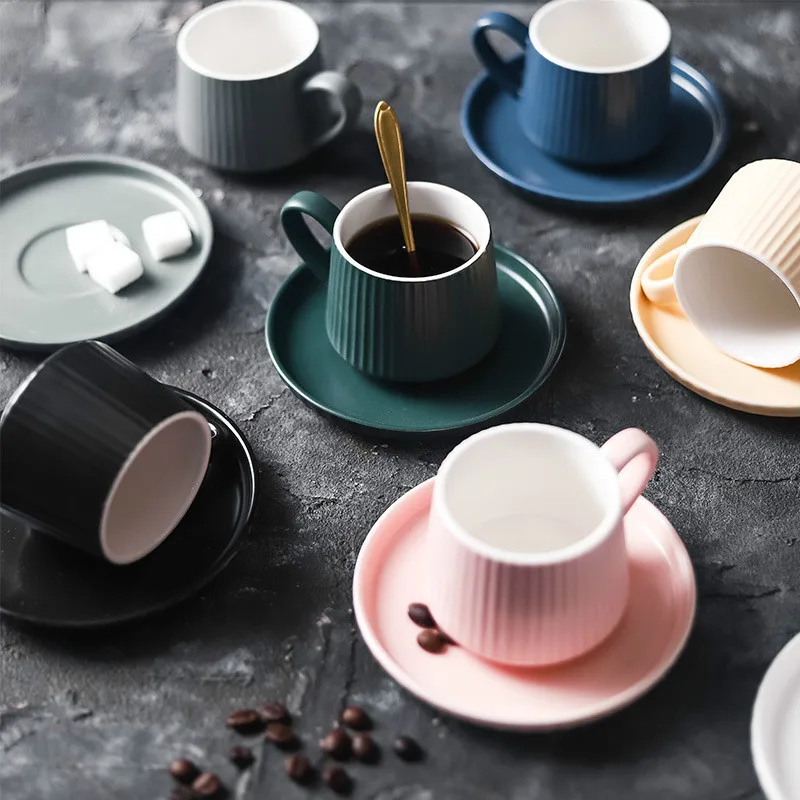 250 мл креативные простые кофейные чашки в скандинавском стиле и искусственные