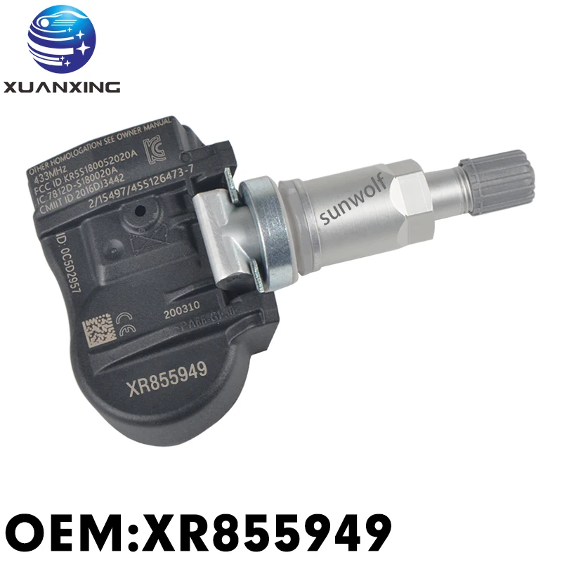 XR855949 датчик давления в шинах Система мониторинга TPMS 433 МГц для Range Rover Sportc Range Rover Vo-gue Discovery 3