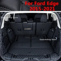 for ford edge mk2 2021 2020 2019 car cargo liner boot protection frame anti kick pad carpet interior accessories 2018 2017 2016