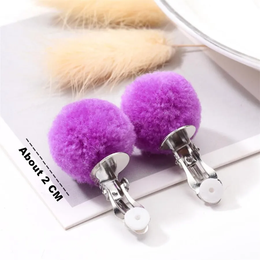 UNWE 1 пара зажимов для сережек не проколотые зажимы ушей милые женские/девочки