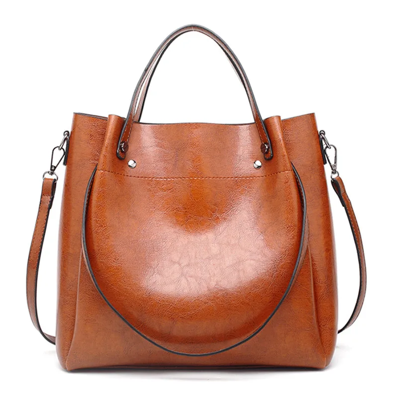 Сумка женская сумочка Европейский стиль Внешняя часть слой кожи масло воск