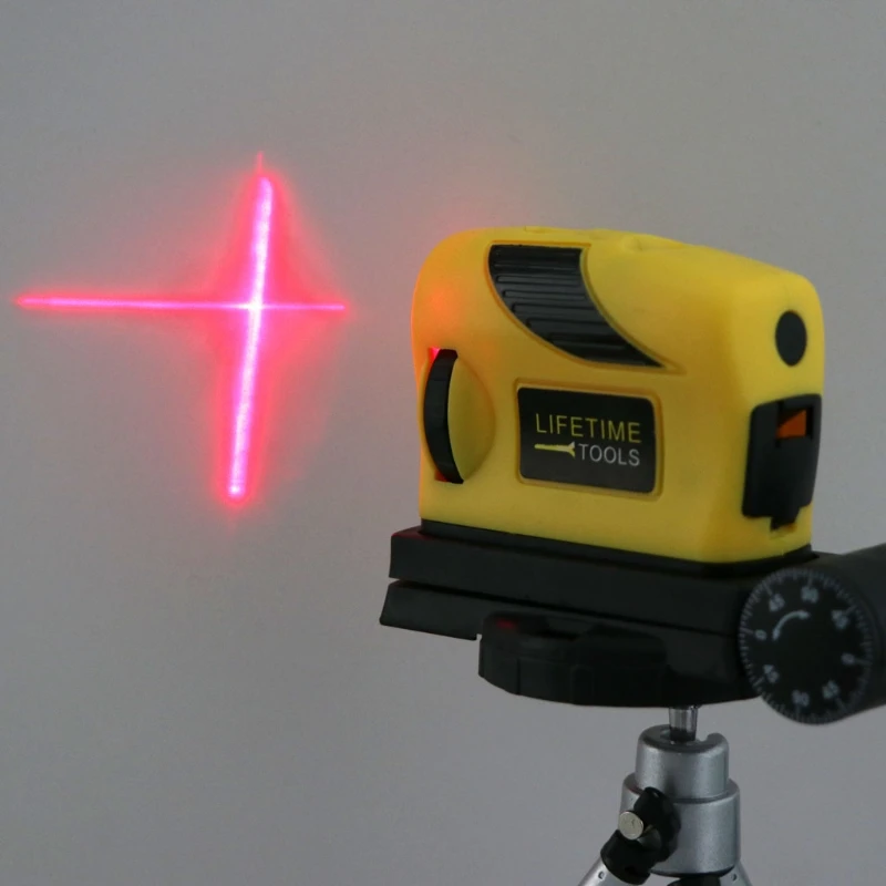 

360 Laser Level 2 Line 1 Point Horizontal & Vertical Red Measure 500nm Automatic Lasers- Marking For Interior Measuring