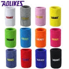 Спортивный поглощающий пот браслет Aolikes, 1 шт., для баскетбола, тенниса, бадминтона, фитнеса, защитная Спортивная Повязка На Запястье
