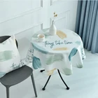 Водонепроницаемая скатерть в скандинавском стиле, Круглая Скатерть для свадьбы, дня рождения, украшение для стола, столового стола