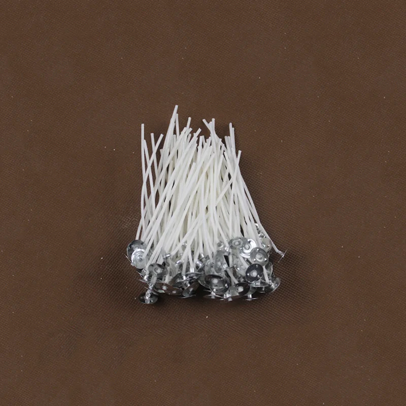 Фитиль беспламенный из хлопка для свечей 100 шт. различные размеры|Свечные фитили|