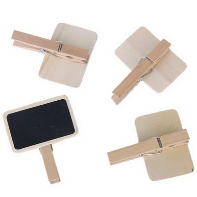 

10 шт./лот мини клип на доске слова сообщение доска Декор деревянная доска в форме доски зажим для свадьбы Вечерние