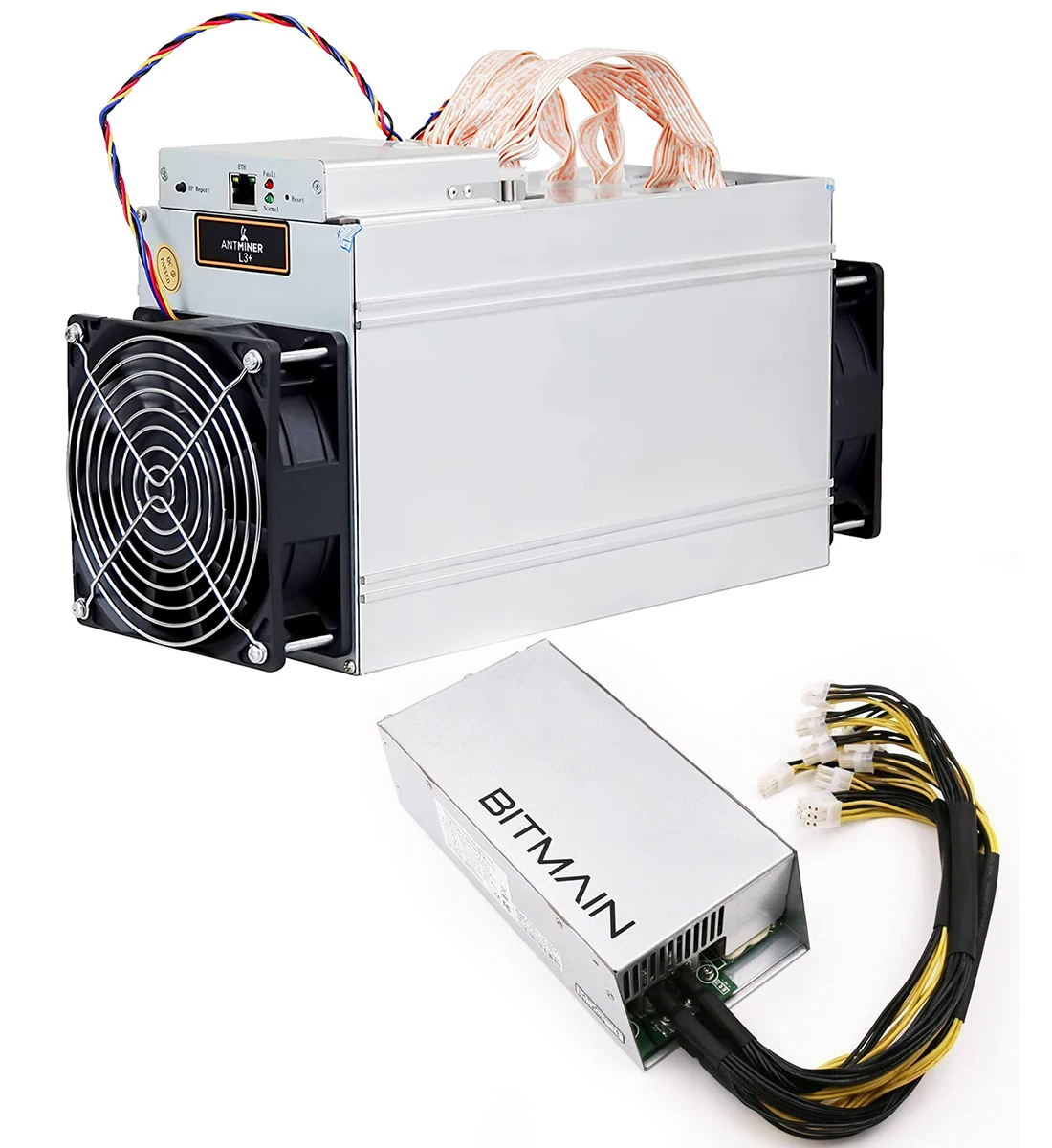 Used Bitmain Antminer L3+ 504MH/S Scrypt Litecoin ASIC Miner Machine With PSU Supply Ready Stock