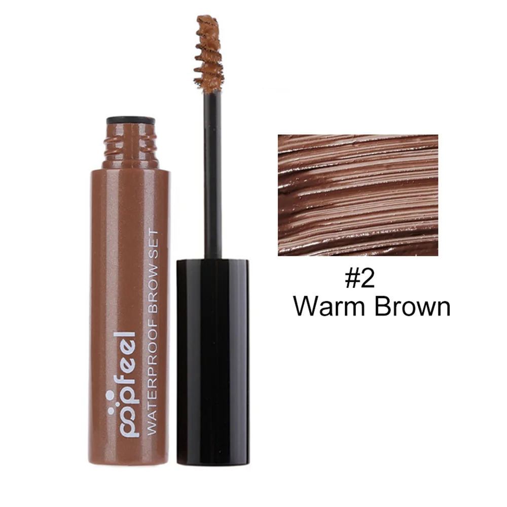 Новый теплый коричневый черный гель для бровей жидкий крем водостойкий стойкий